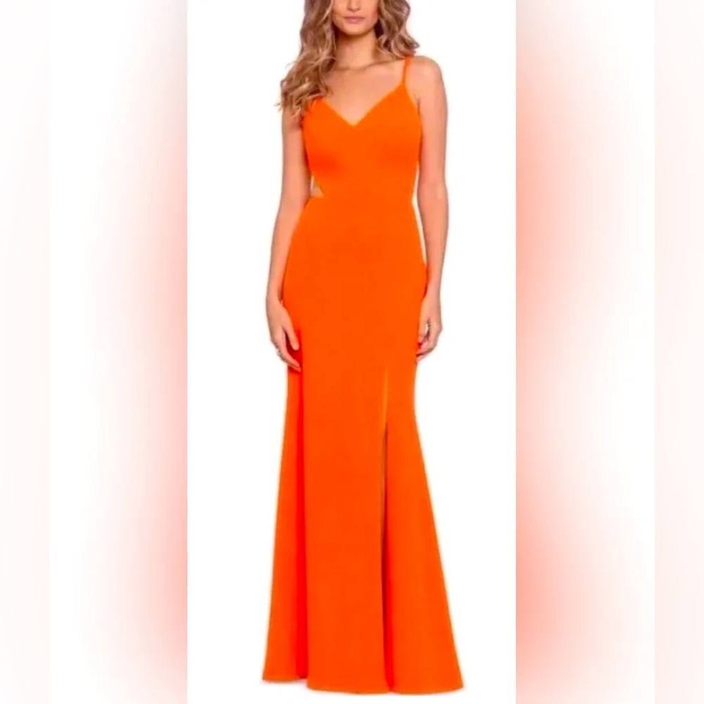 Orange Prom dress